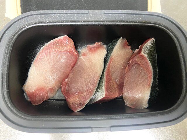 3COINS 電子レンジ調理器 魚の切り身