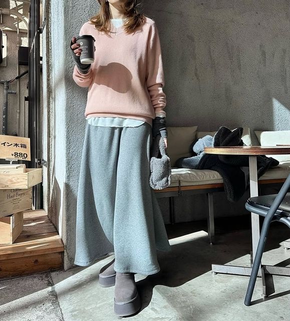 UNIQLOピンクニット4