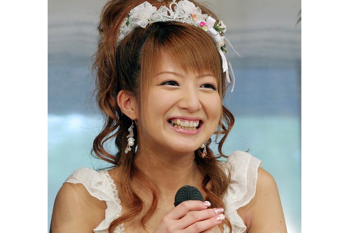 辻希美さん（2007年5月10日、時事）