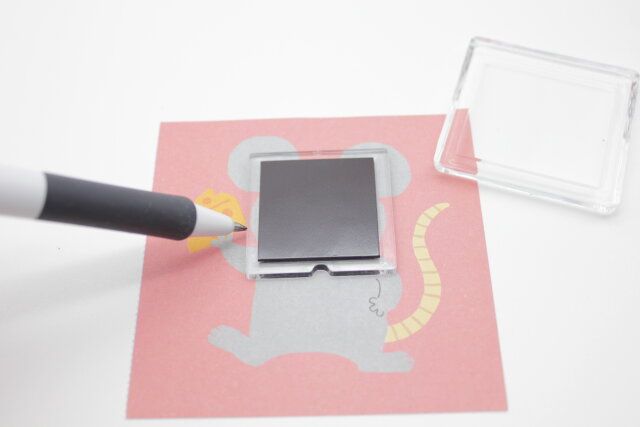 セリアマグネットフォトイン 四角切り抜き