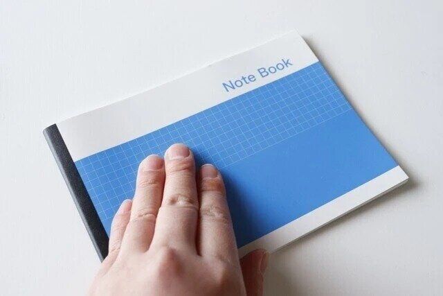 ダイソー B5ハーフノート ブルー