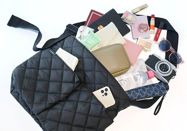 A.STANDARD ［エースタンダード］たっぷり入ってふんわり軽い 7ポケットキルティングショルダーバッグ