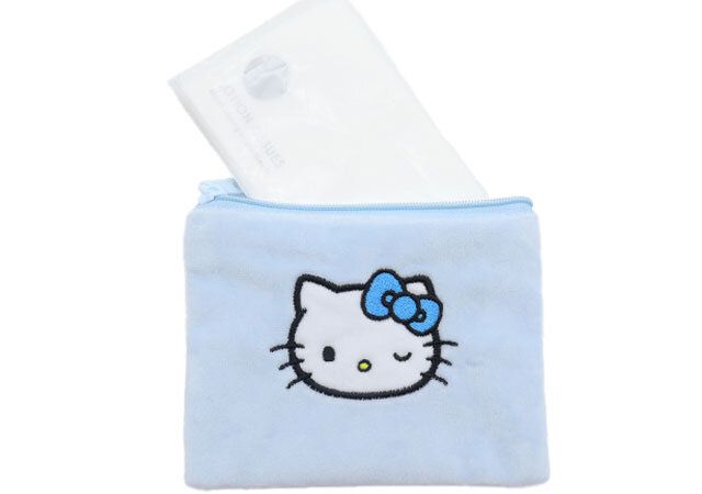 みずいろキティ ポーチ ポケットティッシュ