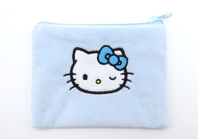 みずいろキティ ポーチ 正面