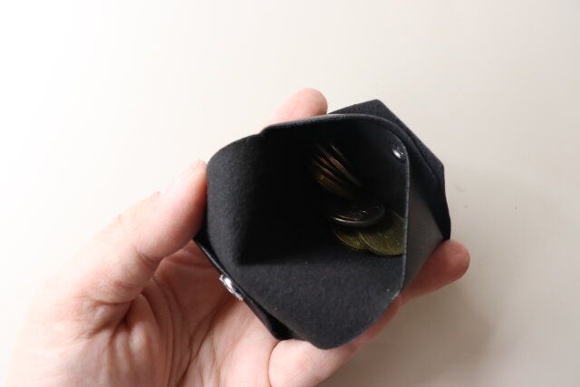 ダイソー コインケース（ベーシック） サイズ感