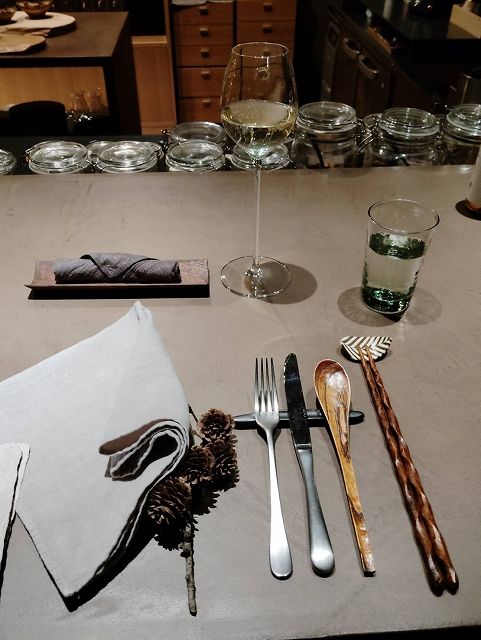 ペアリングのワインサービス