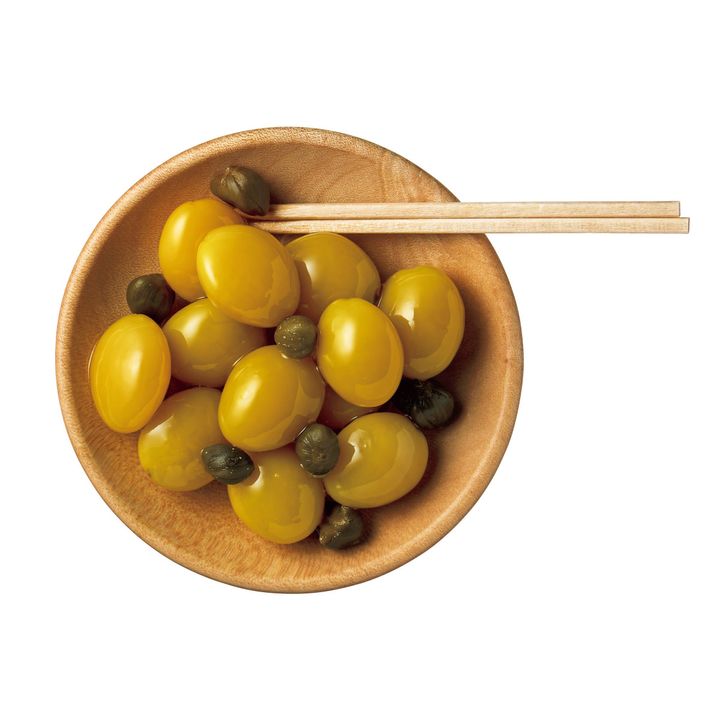 ぎんなんのオイル煮とケイパー