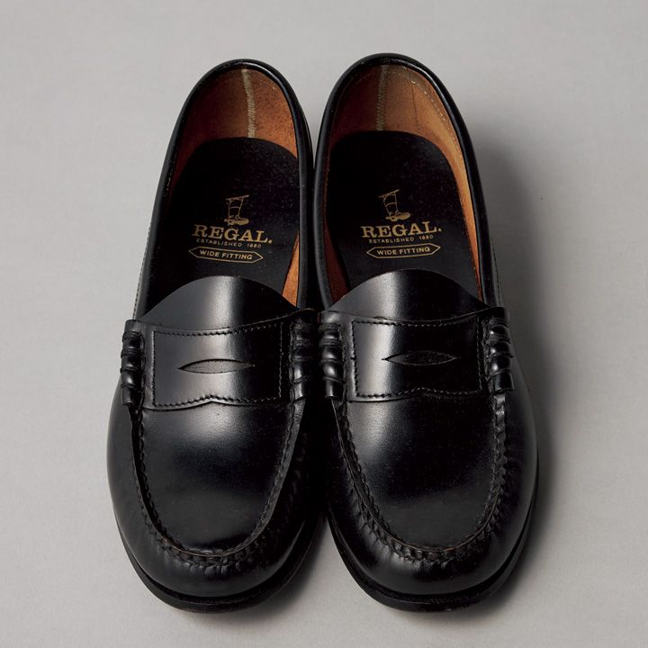 コーデがオシャレに引き締まる！足元はかっちりレザーシューズで決まり