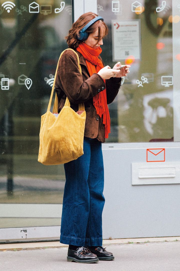 コーデがオシャレに引き締まる！足元はかっちりレザーシューズで決まり