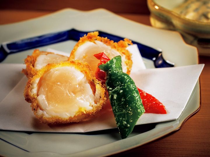 麻布十番『元あざぶ くしま』の「伊勢海老フライ タルタルソース」