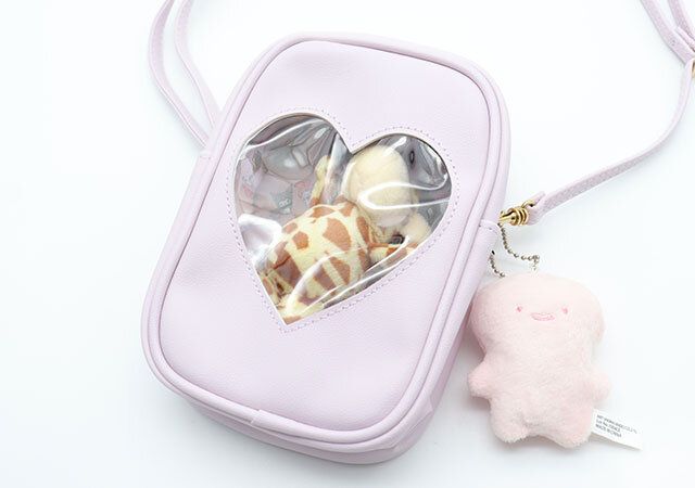 マイメロディ＆クロミ ハート窓が可愛いポーチポシェット ハート窓