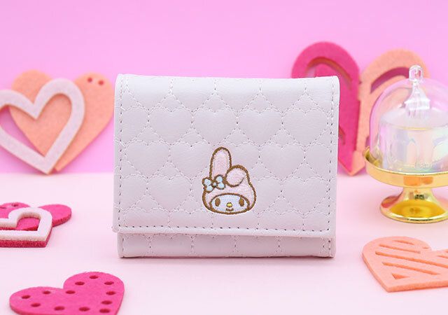 マイメロディ ハートキルティングミニ財布
