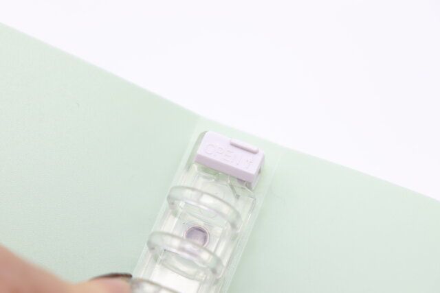 コンパクト カラーバインダー くすみカラー とじ具