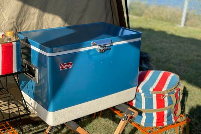 コールマンのビンテージクーラーボックス