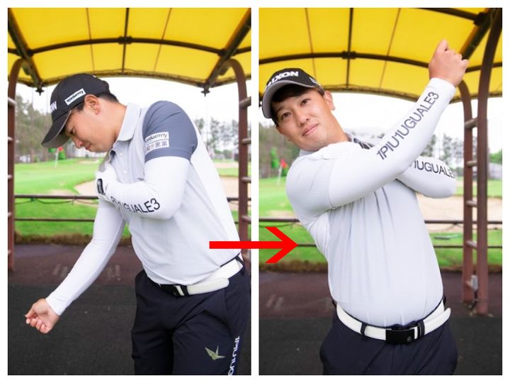 FWの方向性をコントロールしたい！ポイントは「右の二の腕を…」