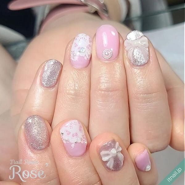 Rose’が投稿したネイルデザイン [photoid:I0112441] via Itnail Design (746676)