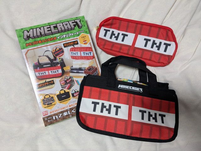 MINECRAFTインテリアトートTNT
