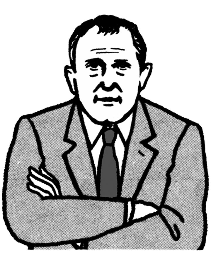 ミース・ファン・ デル・ローエのイラスト