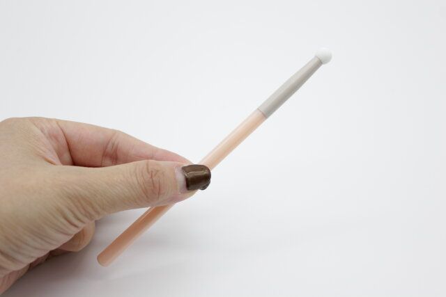 セリアのスティックパフ キノコ型 小