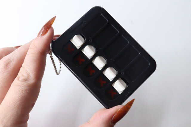 ダイソー キーホルダー（チェッカー）