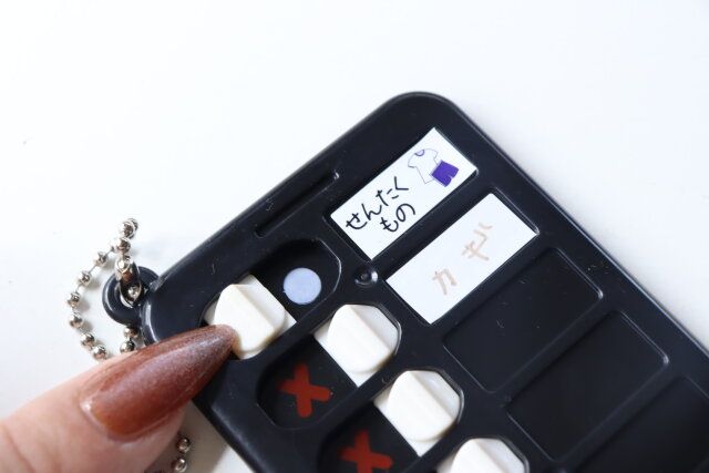 ダイソー キーホルダー（チェッカー） 使用方法