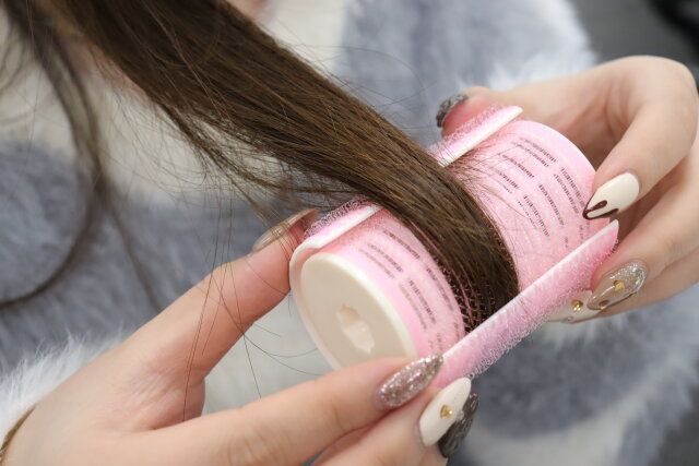 二層式マジックカーラー L 1P 使用例