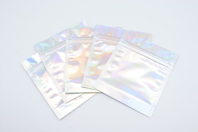 底マチオーロラストックバッグ（13cm×11cm×4cm、5枚） 入り数