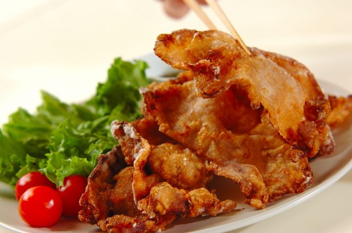 カリカリ豚の薬味ダレがけの作り方2