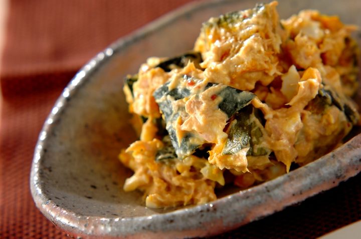 カボチャと卵のタイ風サラダ