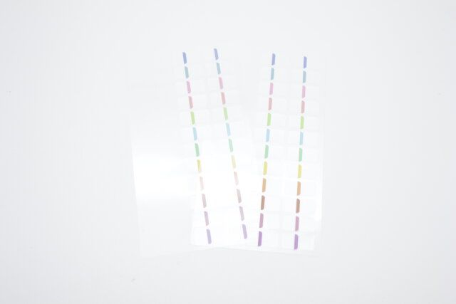 手帳からはみ出さないインデックスフィルム48枚入