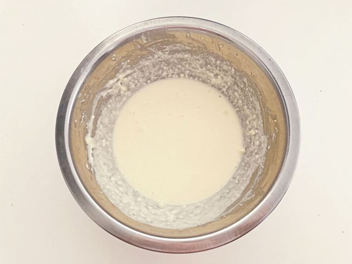 スーパーカップを入れて混ぜ終わったところ