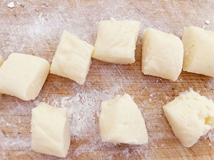 生地をカットしたところ