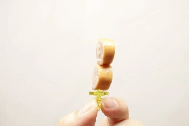 ダイソー 抗菌指がおかずにつかないピックス（16本） 使用例