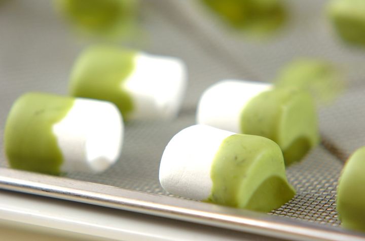 抹茶チョコマシュマロの作り方2