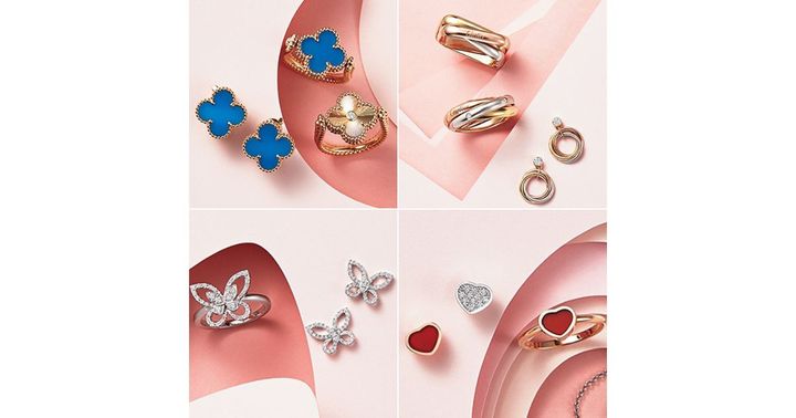 ヴァンクリーフ＆アーペルとカルティエとグラフとショパールのピアスやリング