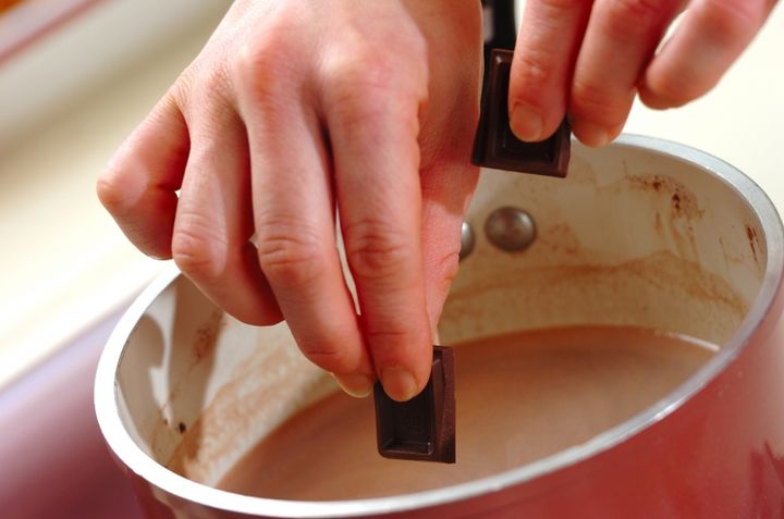 ホットチョコドリンクの作り方2
