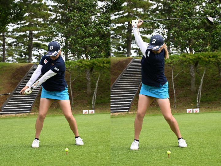 飛距離を出すコツは？ツアー初優勝の女子プロ3人のスイングを解説！