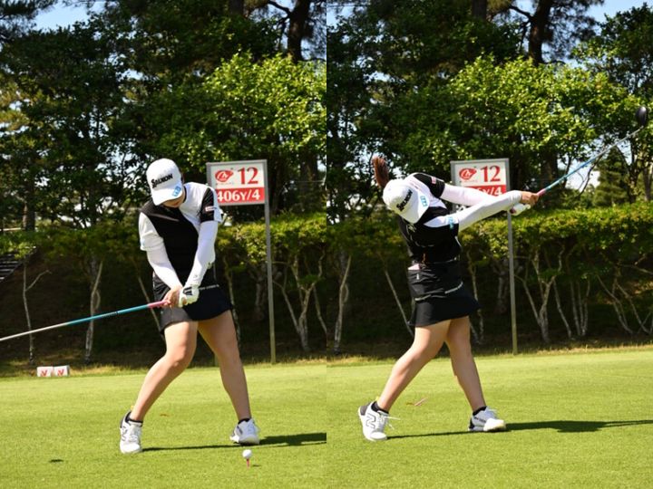 飛距離を出すコツは？ツアー初優勝の女子プロ3人のスイングを解説！