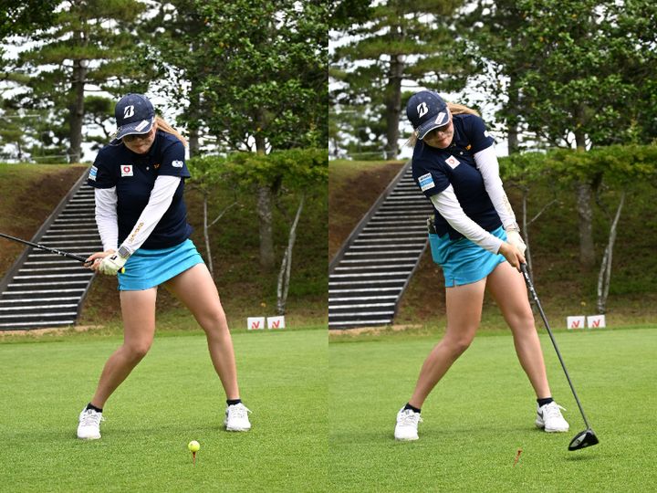 飛距離を出すコツは？ツアー初優勝の女子プロ3人のスイングを解説！