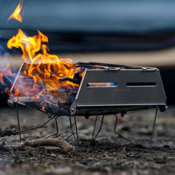 組み立てはわずか“5秒”！超コンパクトに持ち運びができる焚き火台が優秀すぎた