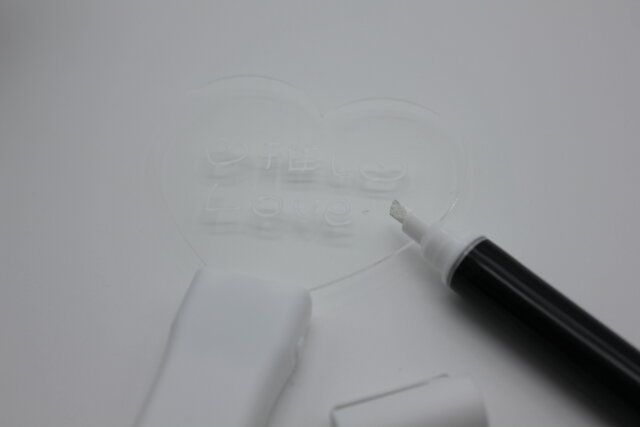 LED ライブライト ハート形 7color 書ける