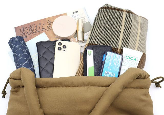 le ciel de HARRISS［ル シェル ド ハリス］ふわもこ巾着トート2WAYバッグ