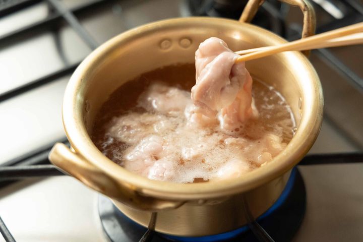 ホルモンの下準備