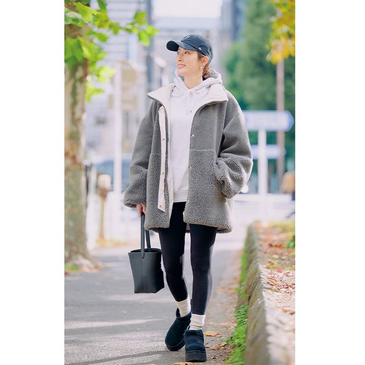 園バスママのワンマイルコーデはスポーティオシャレが定番