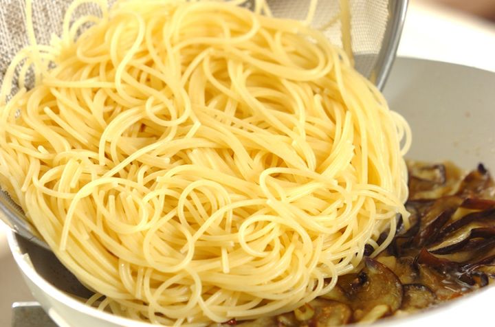 ナスとアンチョビのパスタの作り方4