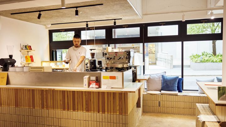 東京〈オーバービュー コーヒー〉店内