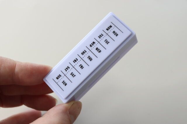 ダイソーの便利なログスタンプ（ウィークリー）