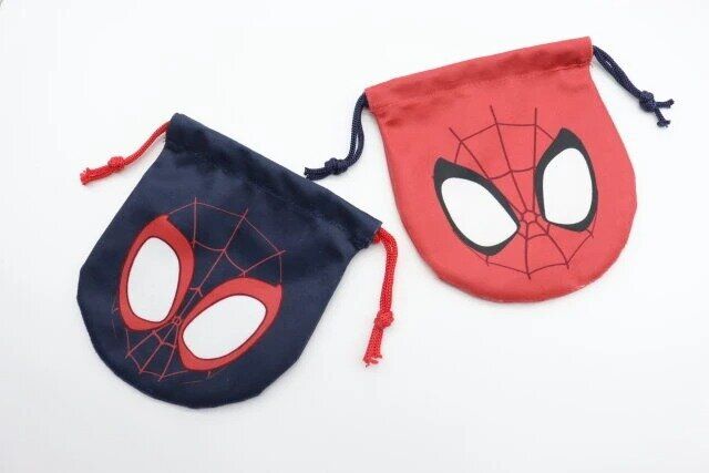 ダイソーの可愛い巾着、ダイカット（スパイディ）