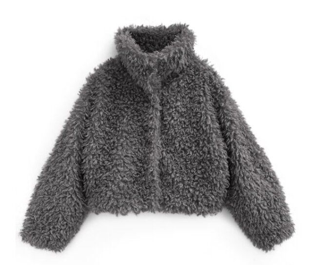 齋藤飛鳥 2Way襟プードルファーコート［ask79］