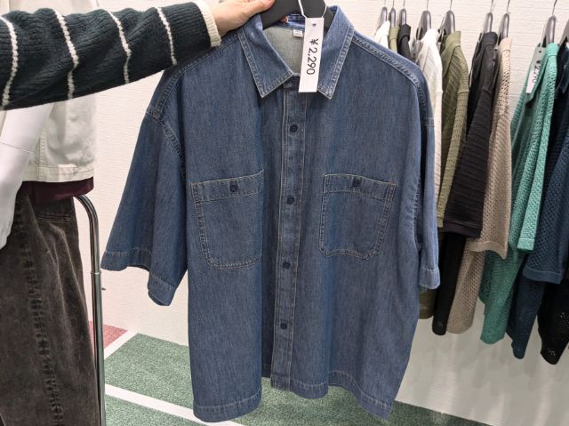 デニムボクシーワークシャツ